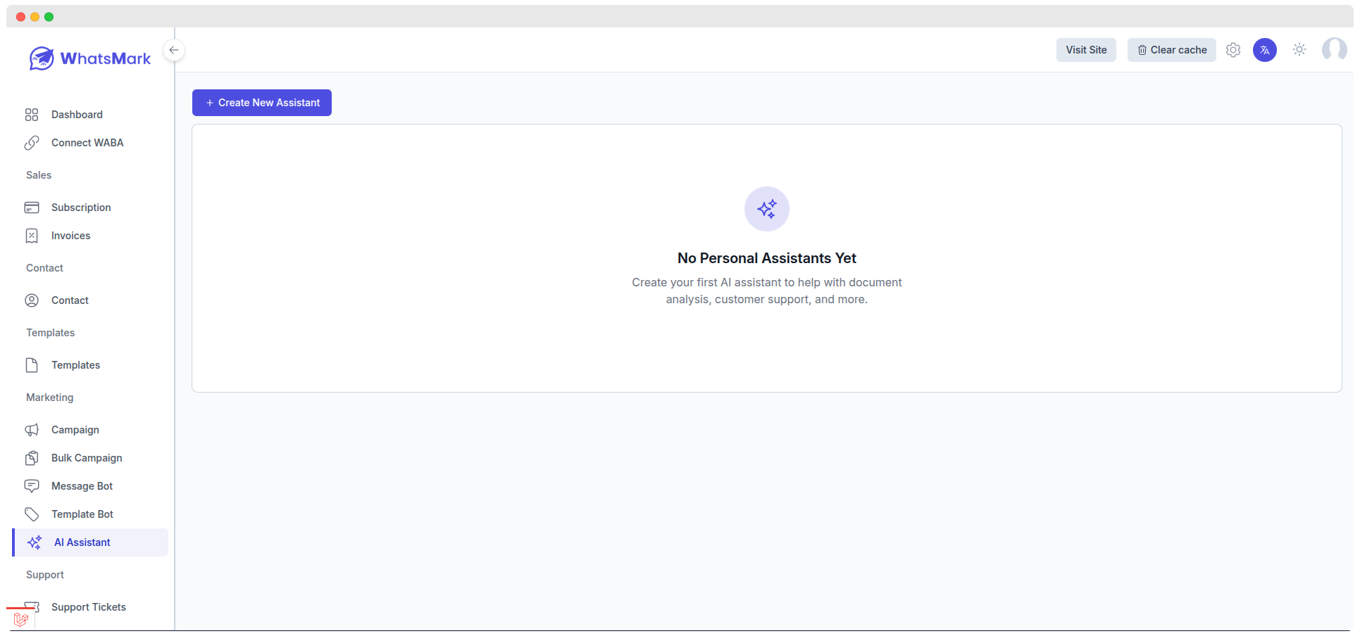 AI Assistant Dashboard