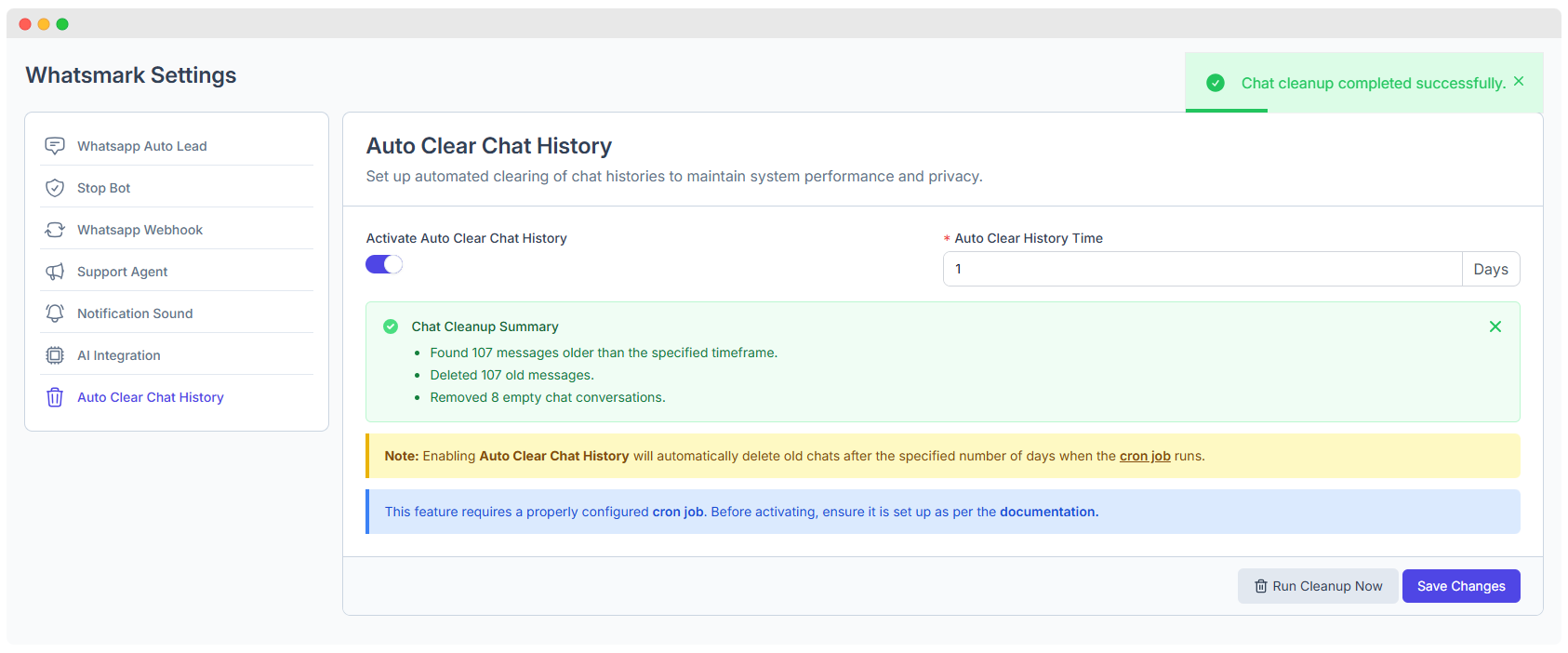 auto-clear-chat-history