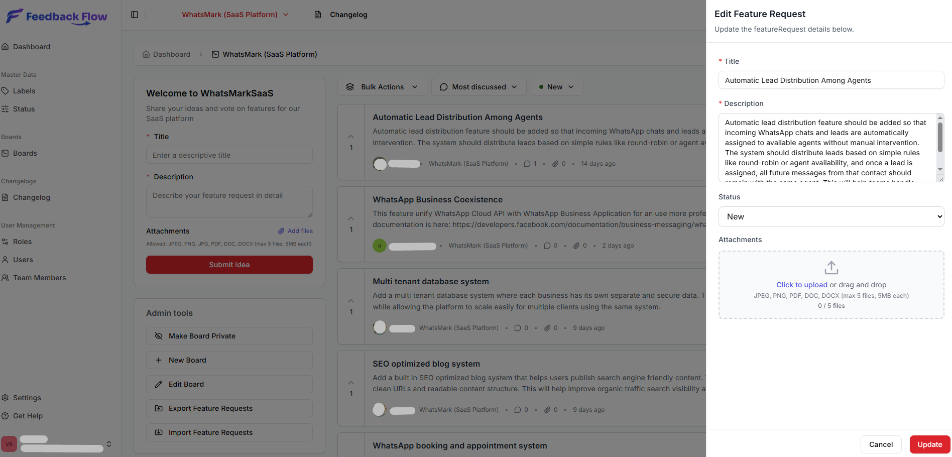 Edit Feature Request