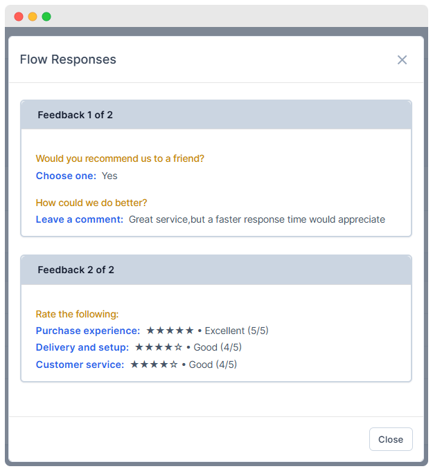 feedback