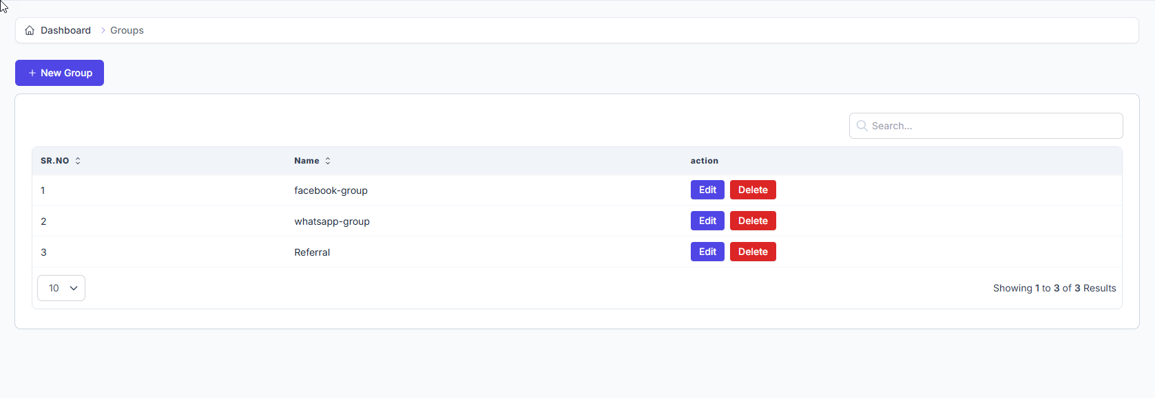 Group List