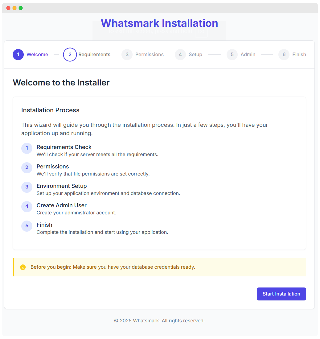 installer