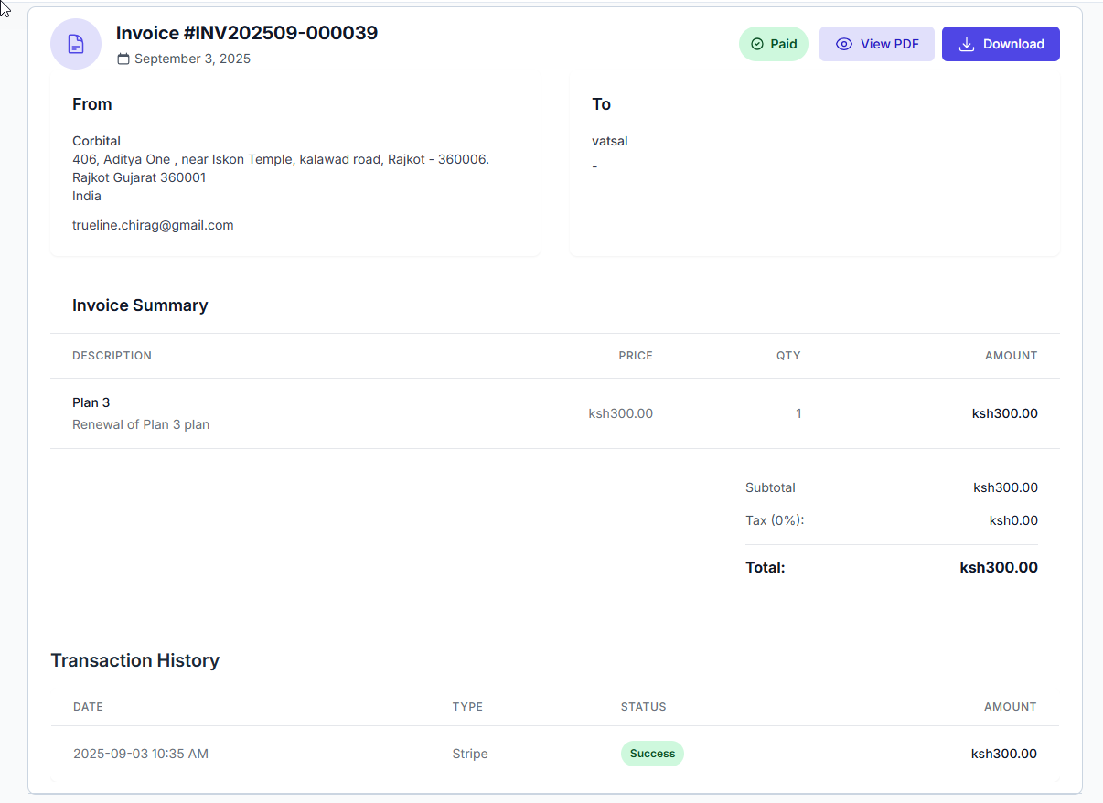 Invoice