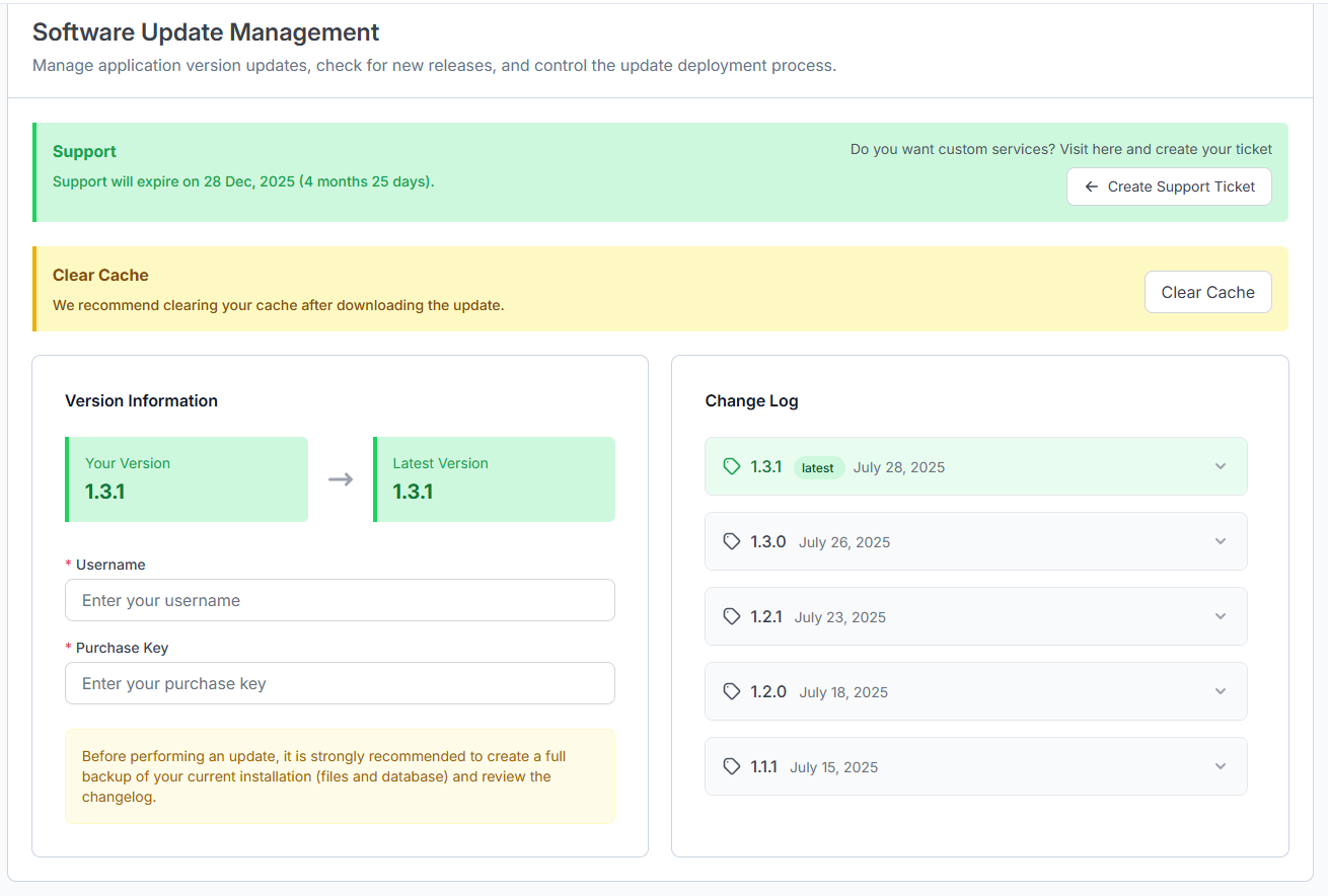 Software Update Management