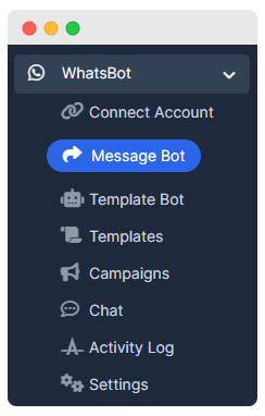 message-bot-menu